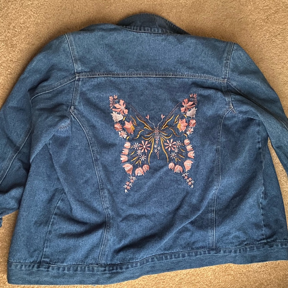 Embroidered Denim Jacket